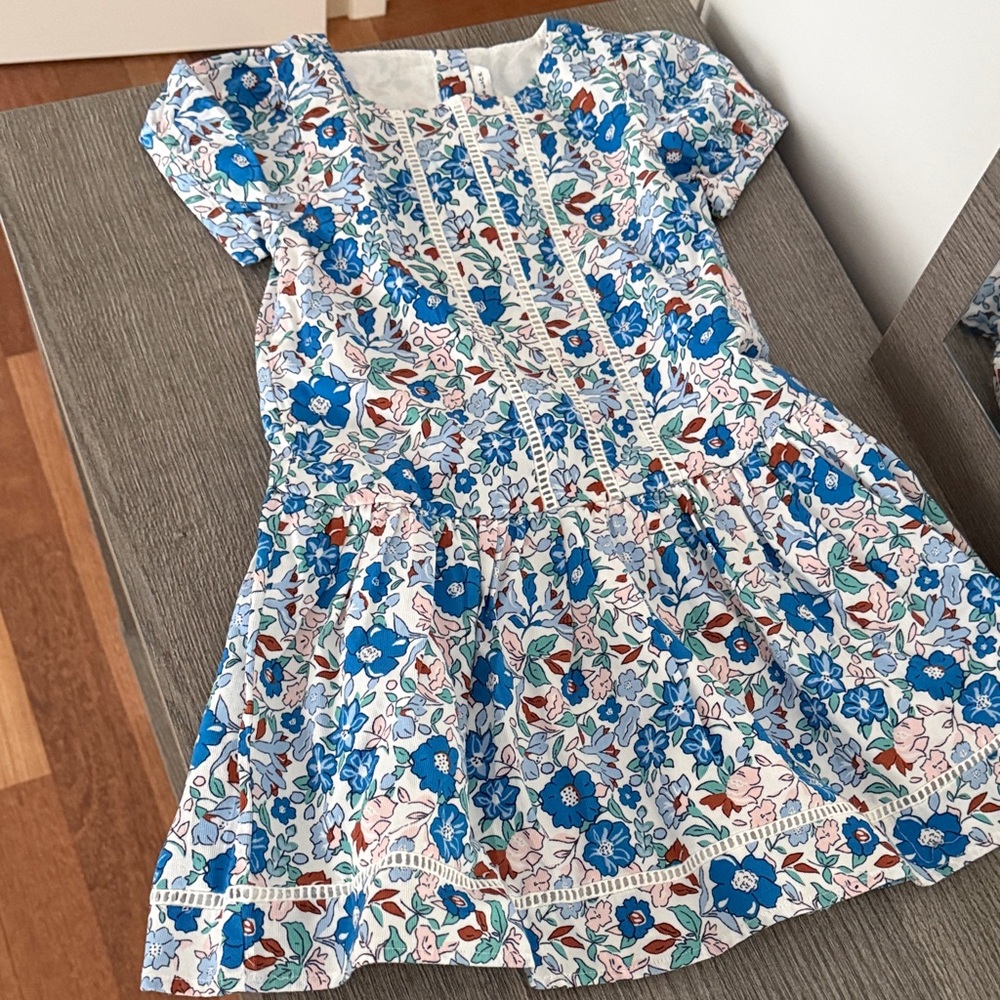 Janie and Jack Blue Floral Casual Dress